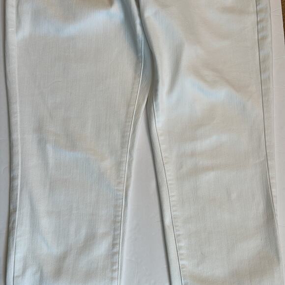 J. Jill Denim Authentic Fit Slim Ankle Stretch White Sz 10 Casual Cotton Office - Picture 10 of 12